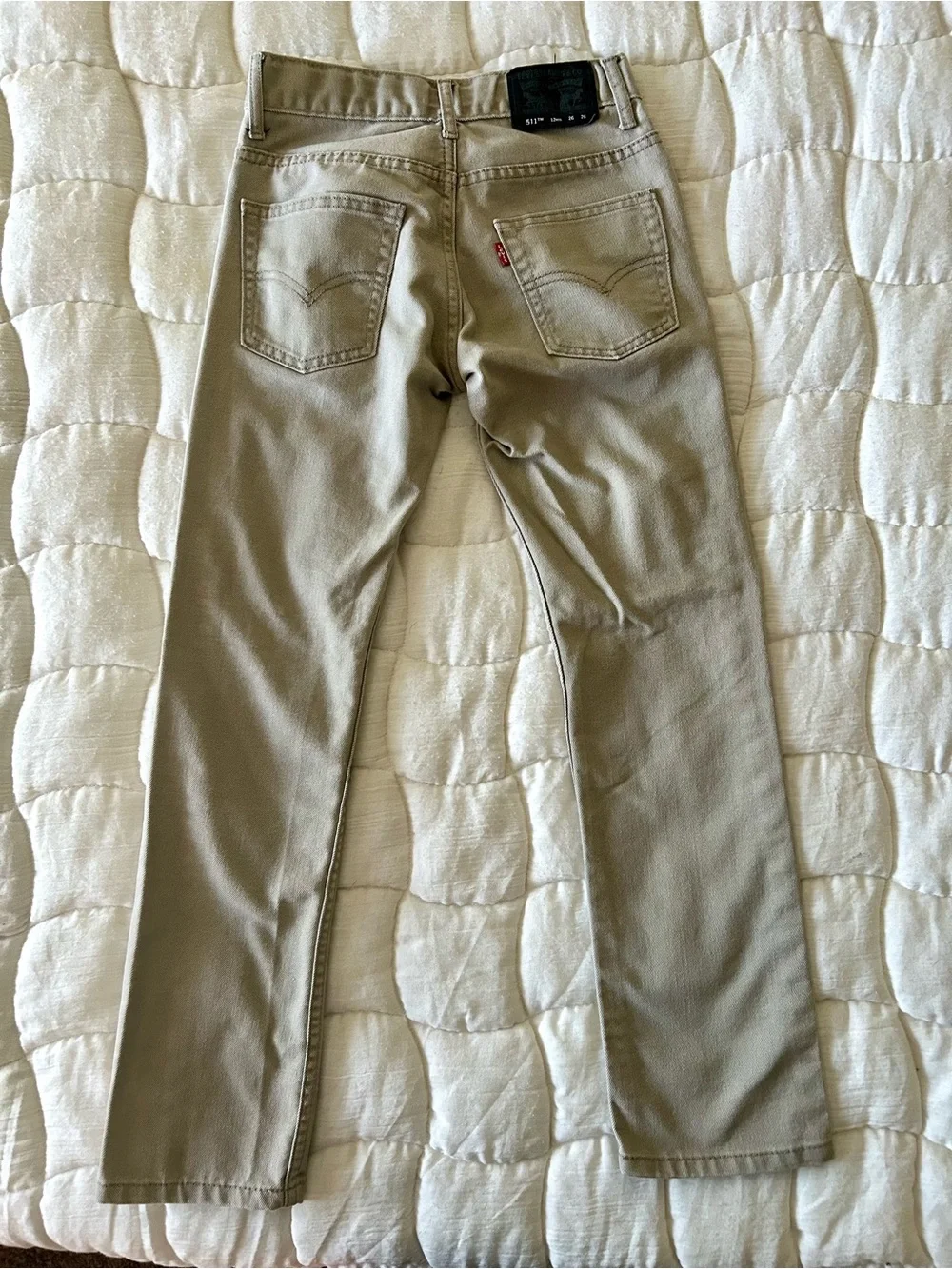 Levi's Straight-Leg Jeans in Olive